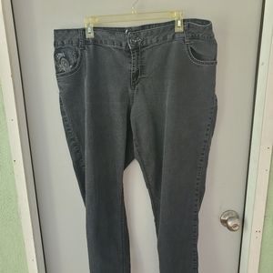 Lane Bryant Black Skinny Jeans size 20